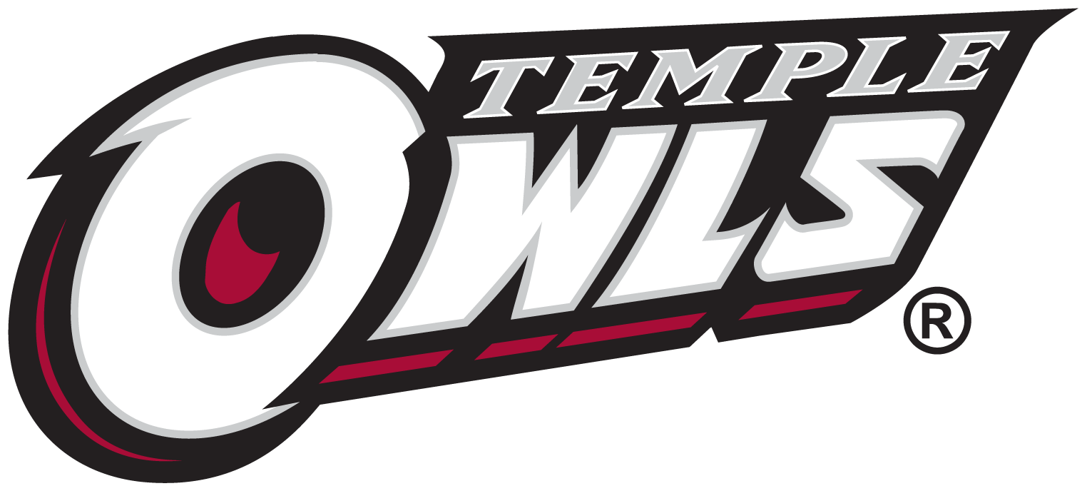 Temple Owls 1996-Pres Wordmark Logo t shirts DIY iron ons v3